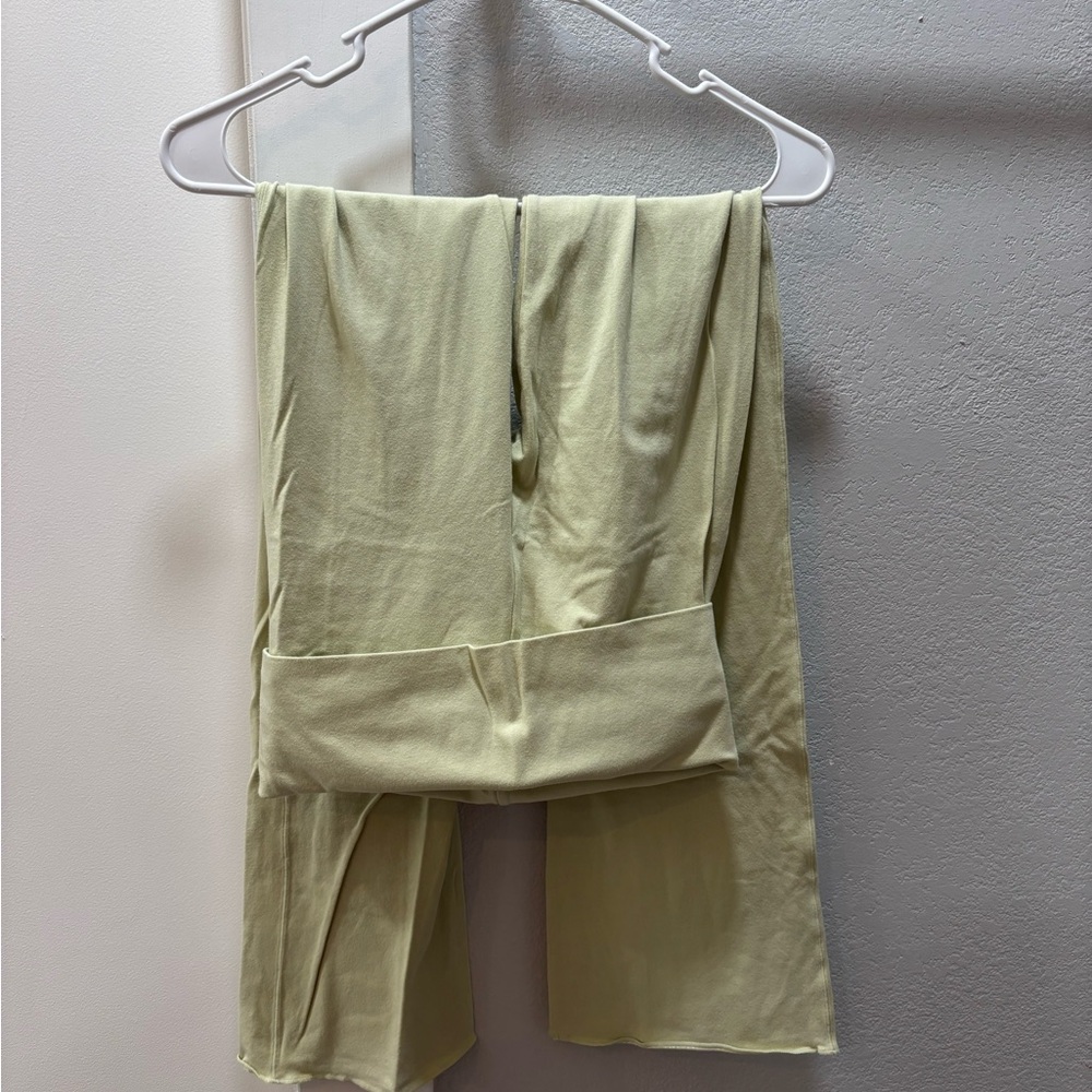 SKIMS Light Yellow Flare Pants